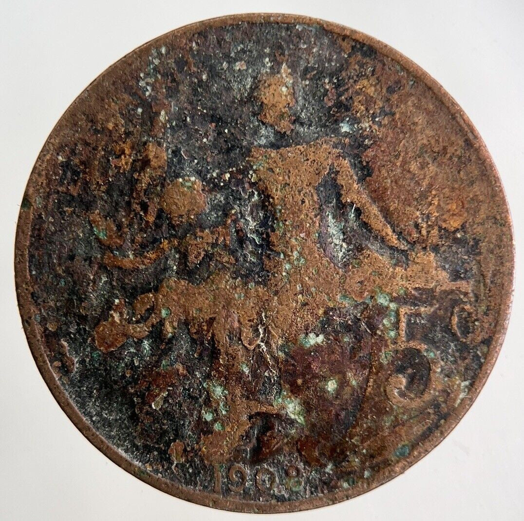 1908 France 5 Centimes Coin | Fair Grade