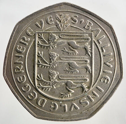 1969 Guernsey 50p Fifty - Pence Coin | Fine Collectable Grade