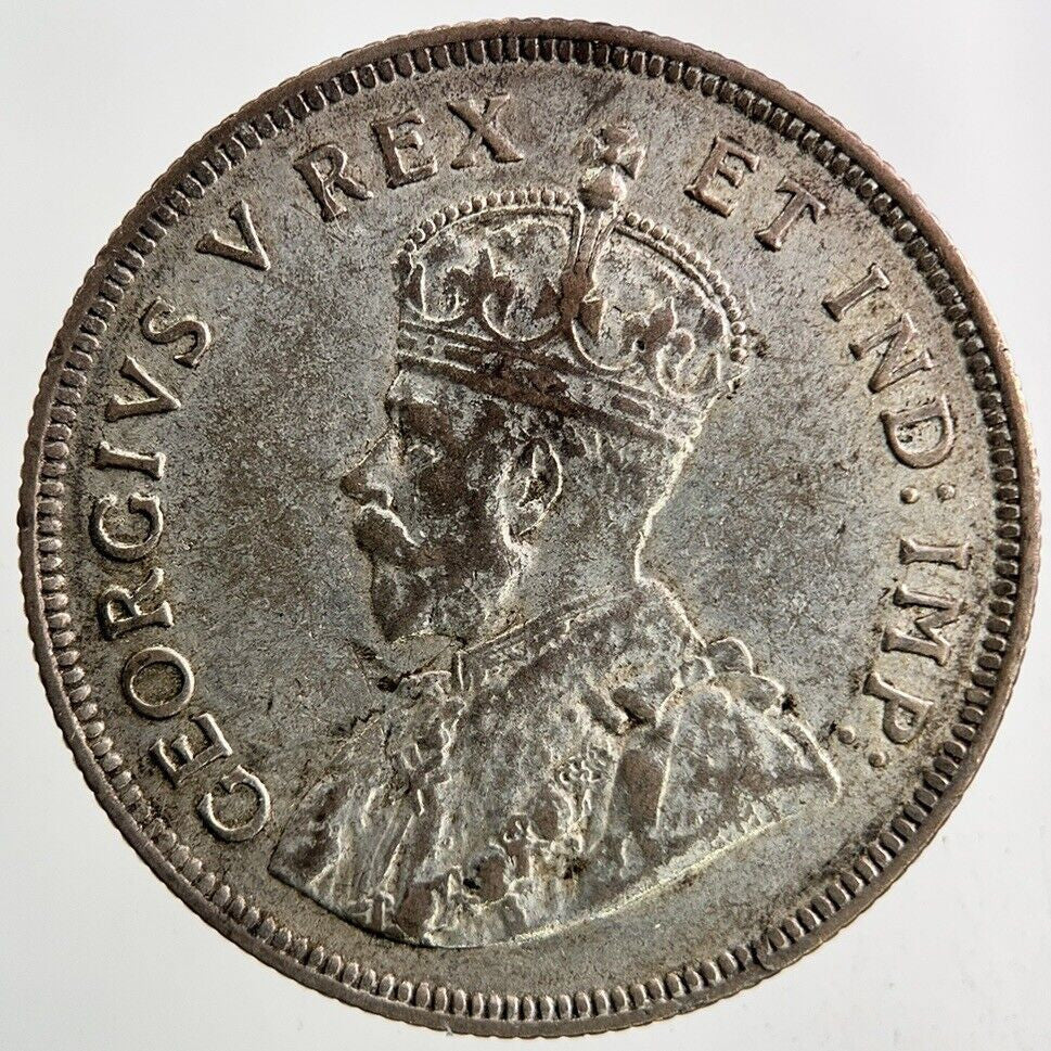 1925 East Africa One Shilling Silver Coin | Fine Collectable Grade