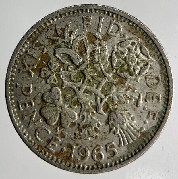1965 Elizabeth II 2nd Sixpence Coin | Fine Collectable Grade