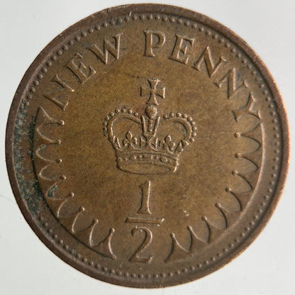 1971 Elizabeth II 2nd New Half - Penny Coin | Very High Grade