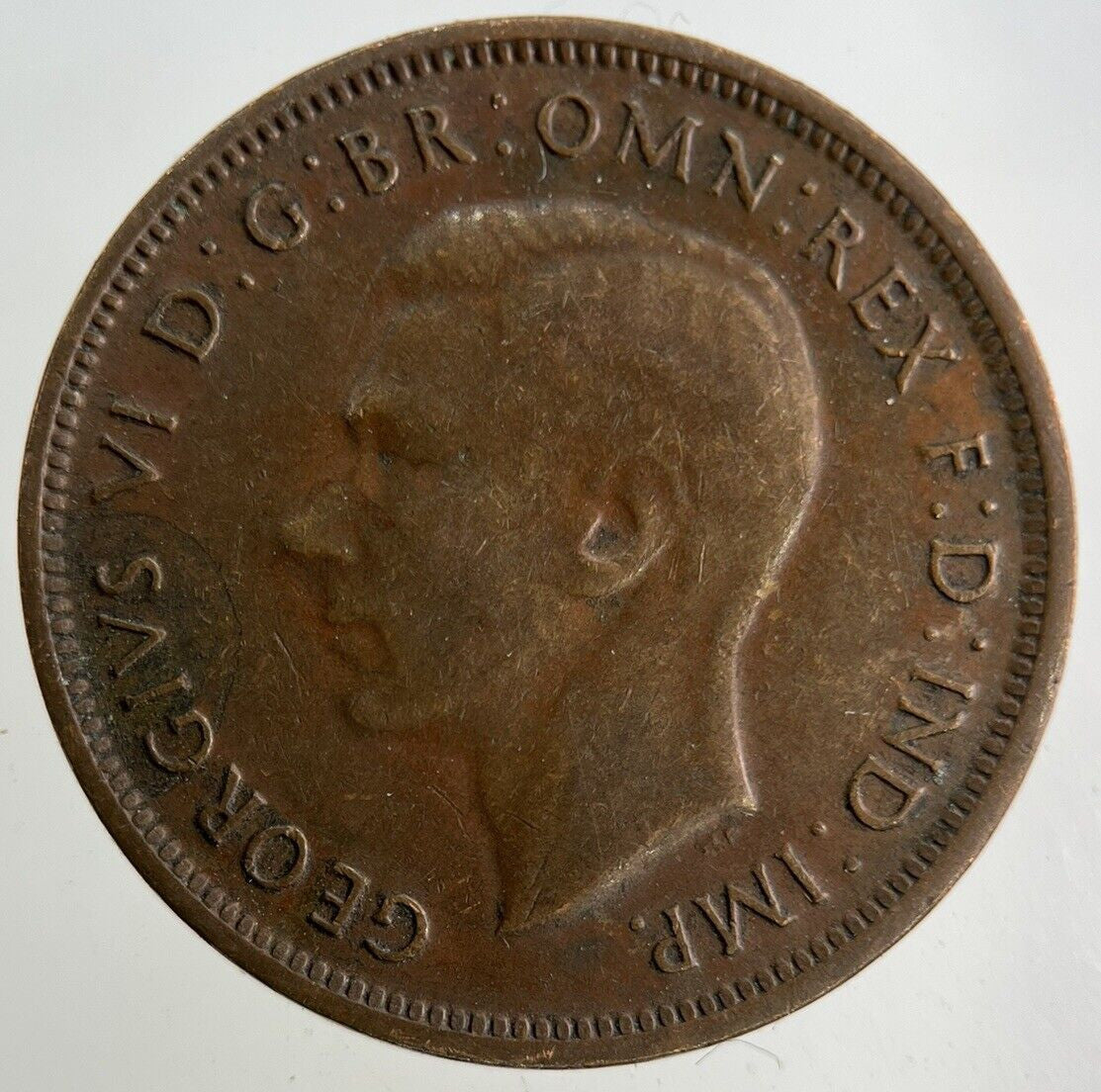 1943 Australia Half - Penny Coin | Fine Collectable Grade