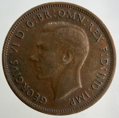 1943 Australia Half - Penny Coin | Fine Collectable Grade