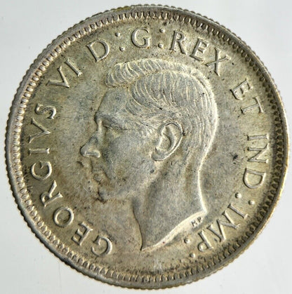 1942 Canada 25 Cents Silver Coin | Very High Grade