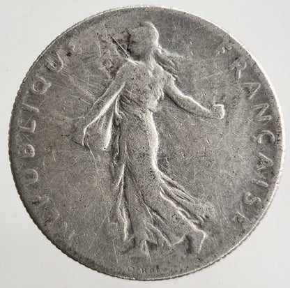1916 France 50 Centimes Silver Coin | Collectable Grade