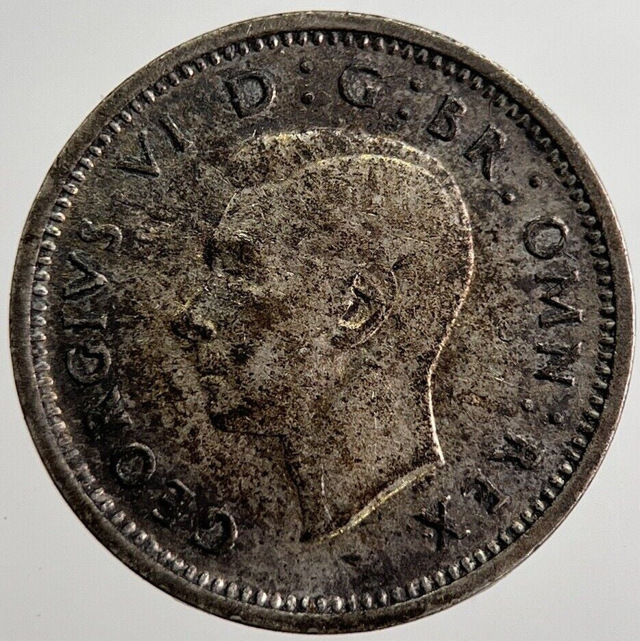 1938 George VI Threepence Silver Coin | Fine Collectable Grade | a8949