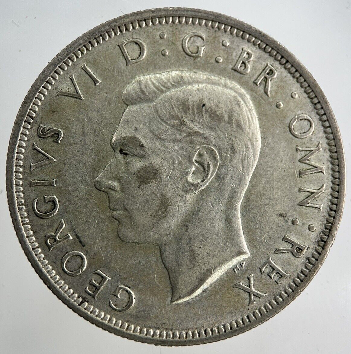 1942 George VI Half - Crown Silver Coin | Fine Collectable Grade