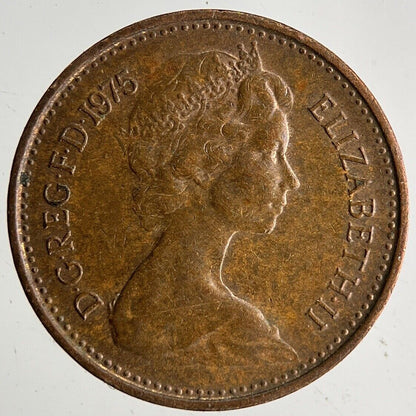 1975 Elizabeth II New 1/2 Half - Penny Coin | Very High Grade