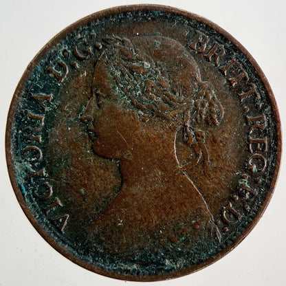 1866 Victoria Farthing Coin | Fine Collectable Grade