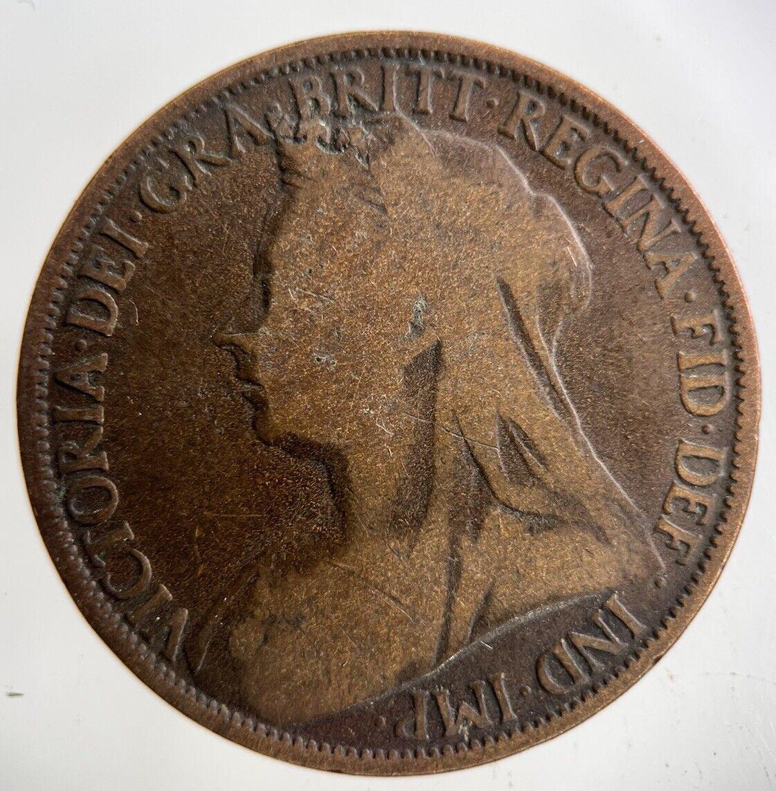 1896 Victoria One Penny Coin | Collectable Grade