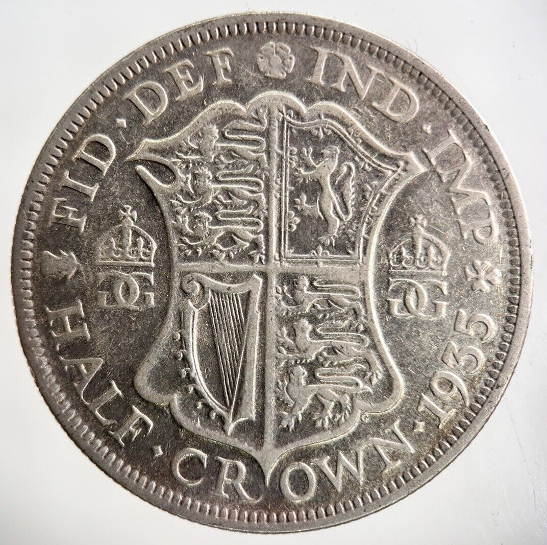 1935 George V Half - Crown Silver Coin | Collectable Grade
