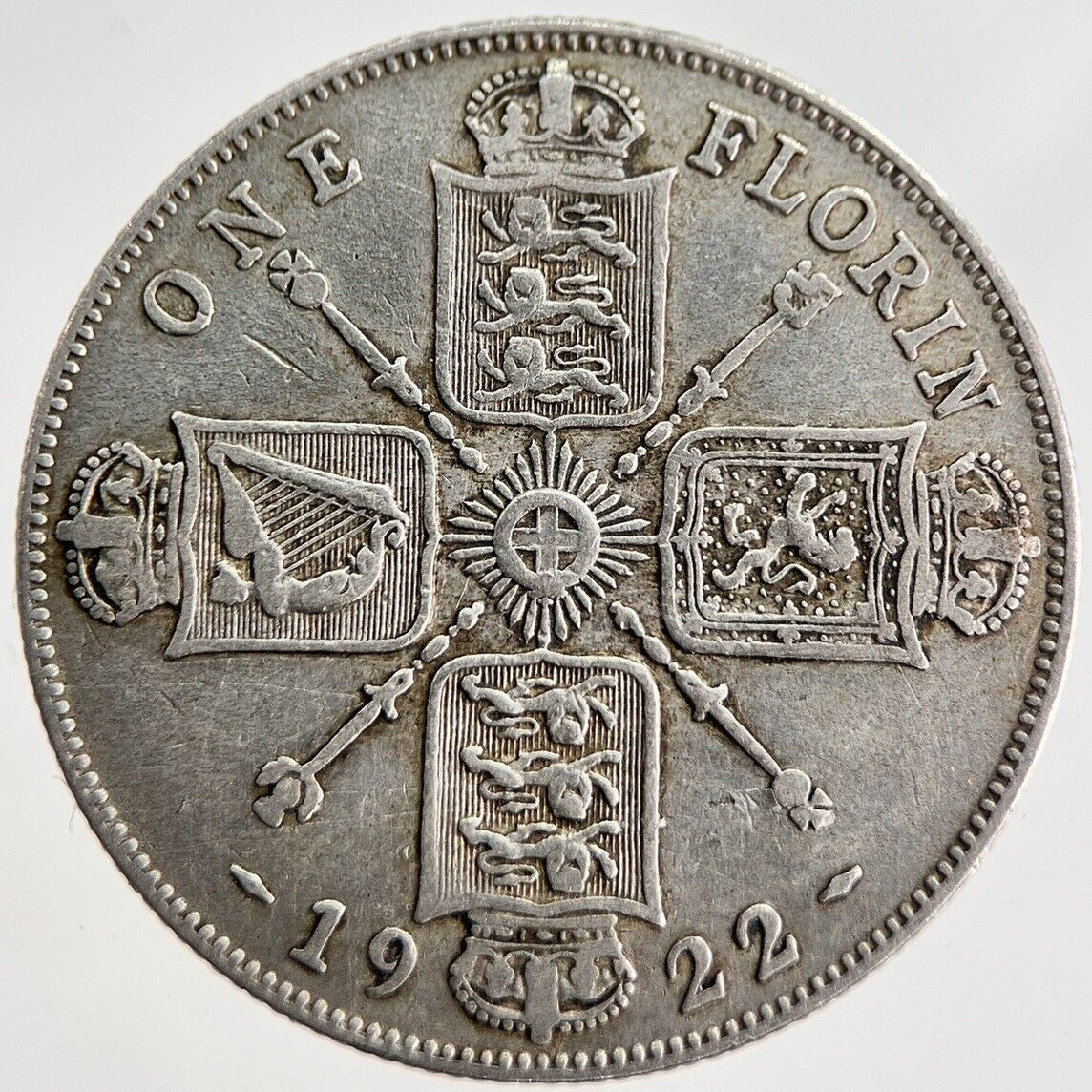 1922 George V Florin Silver Coin | Fine Collectable Grade | a7906
