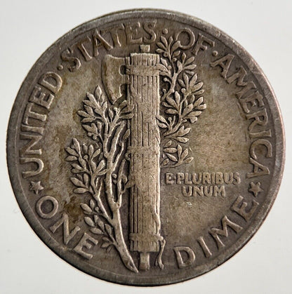1944 US USA Mercury Dime Silver Coin | Fine Collectable Grade