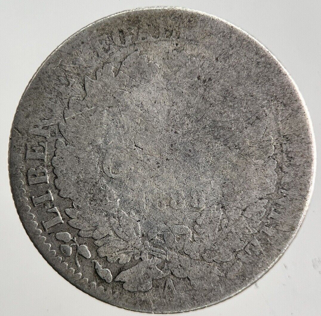 1888 France 50 Centimes Silver Coin | Collectable Grade