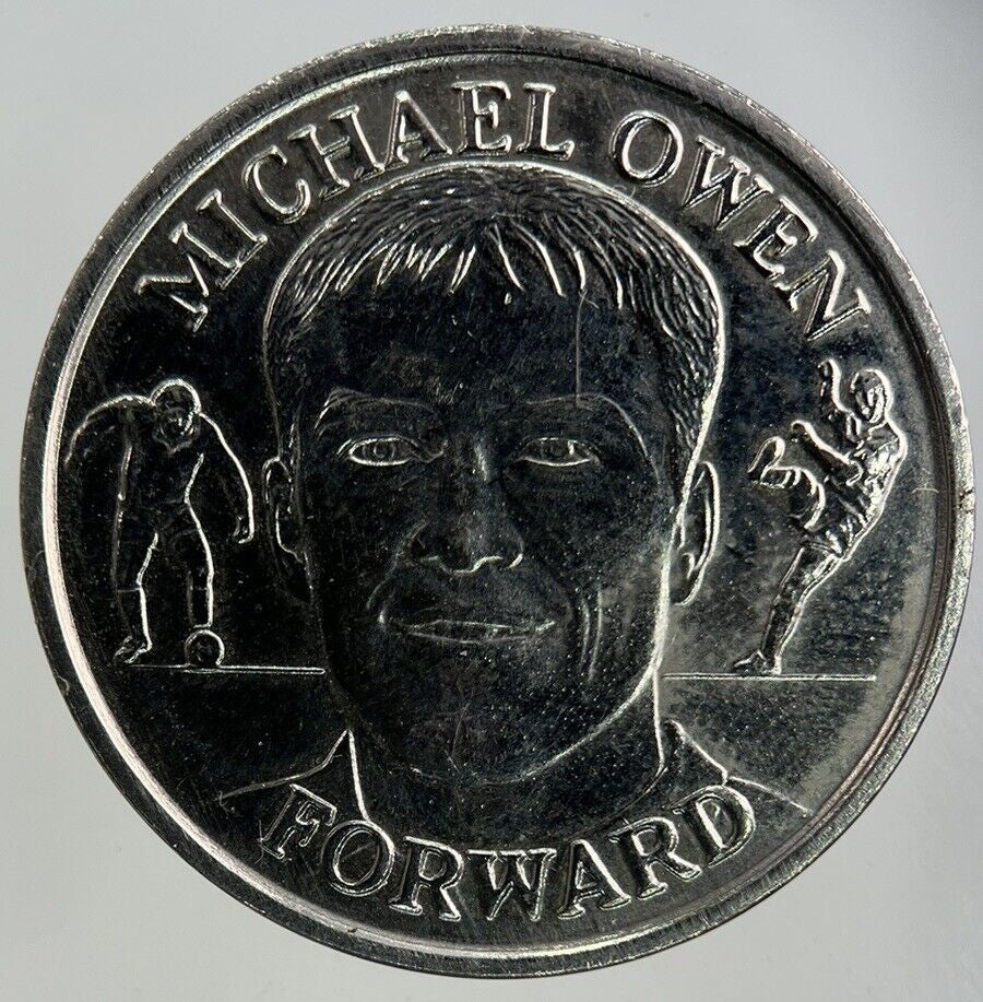 1998 England Football Michael Owen Forward Token Coin | Fine Collectable Grade