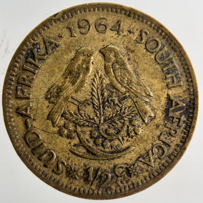 1964 South Africa Half - Penny Coin | Fine Collectable Grade