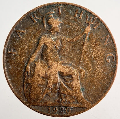 1920 George V Farthing Coin | Collectable Grade