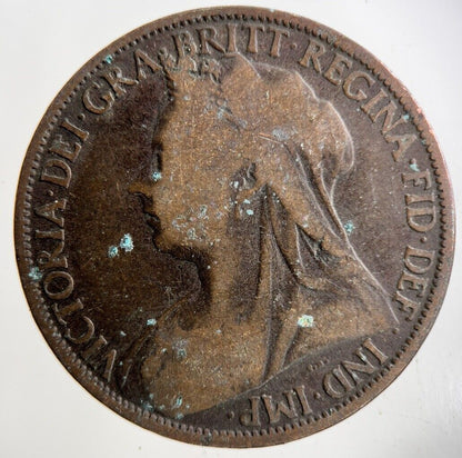 1899 Victoria One Penny Coin | Collectable Grade