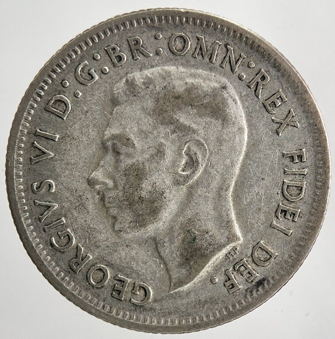 1952 Australia Shilling Silver Coin | Fine Collectable Grade | a6746