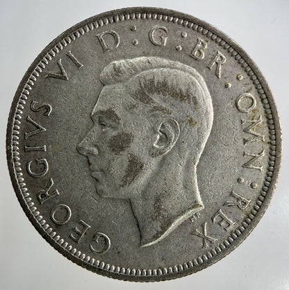 1939 George VI Half - Crown Silver Coin | Fine Collectable Grade