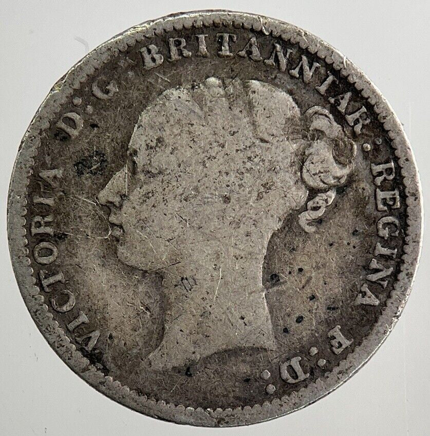 1886 Victoria Threepence Silver Coin | Collectable Grade | a8112