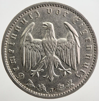 1934 - J Germany 1 One Mark Coin | Very High Grade | a439