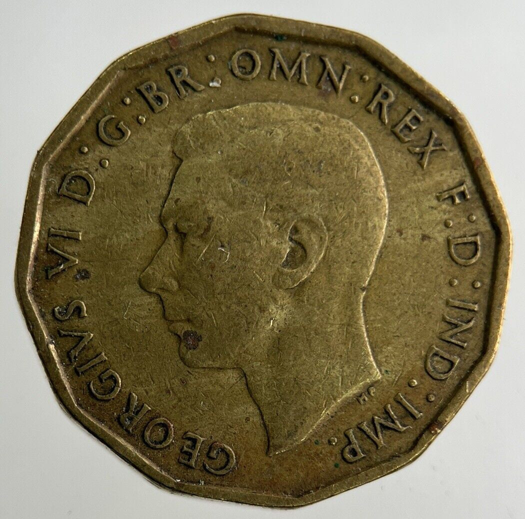1945 George VI Threepence Coin | Fine Collectable Grade