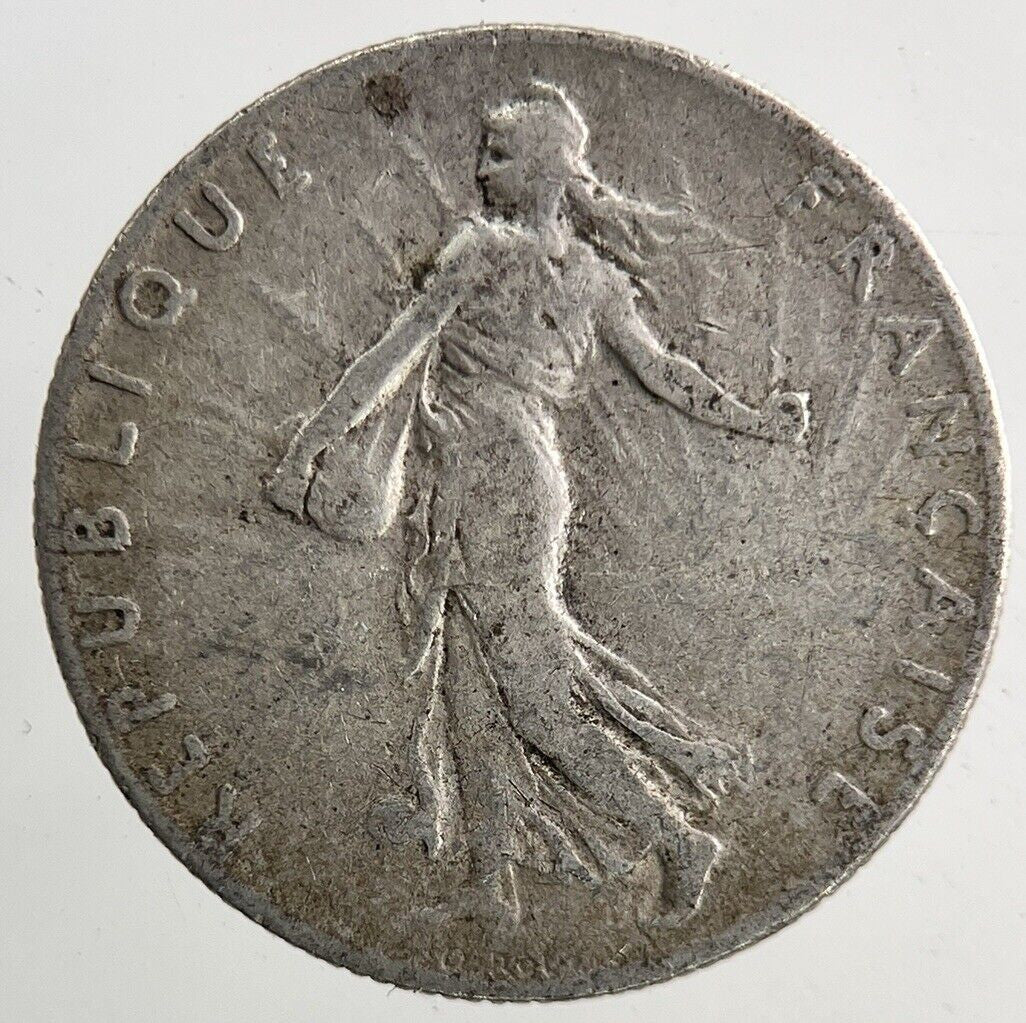 1911 France 50 Centimes Silver Coin | Collectable Grade