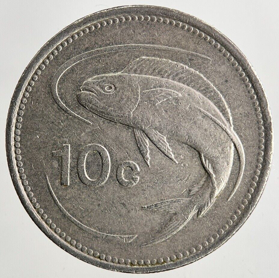 1986 Malta 10 Cents Coin | Fine Collectable Grade