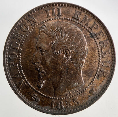 1855 France 5 Centimes Coin | Very High Grade