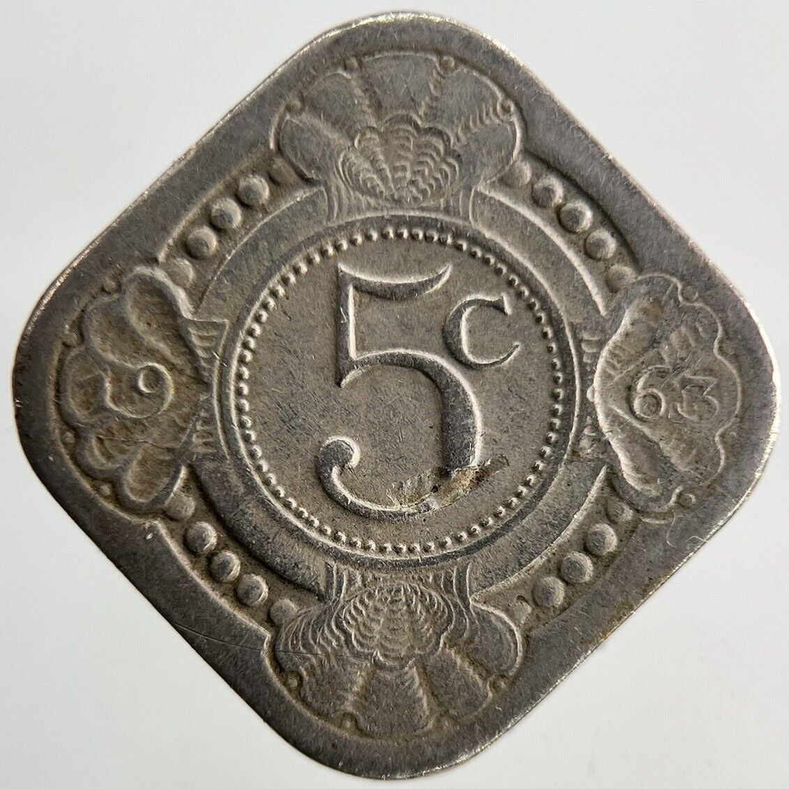 1963 Netherlands 5 Cents Coin | Fine Collectable Grade