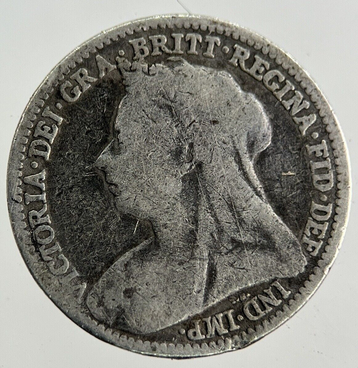 1896 Victoria Threepence Silver Coin | Collectable Grade