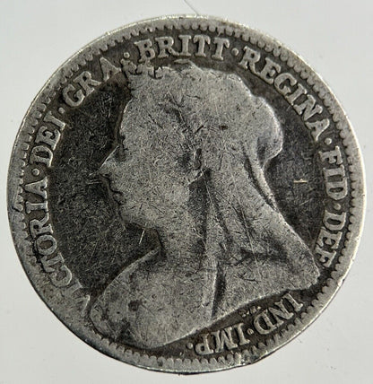 1896 Victoria Threepence Silver Coin | Collectable Grade