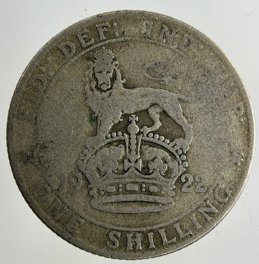 1922 George V Shilling Silver Coin | Collectable Grade