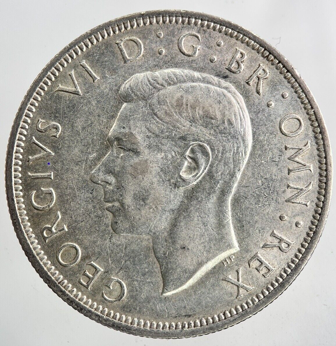 1944 George VI Half - Crown Silver Coin | Very High Grade