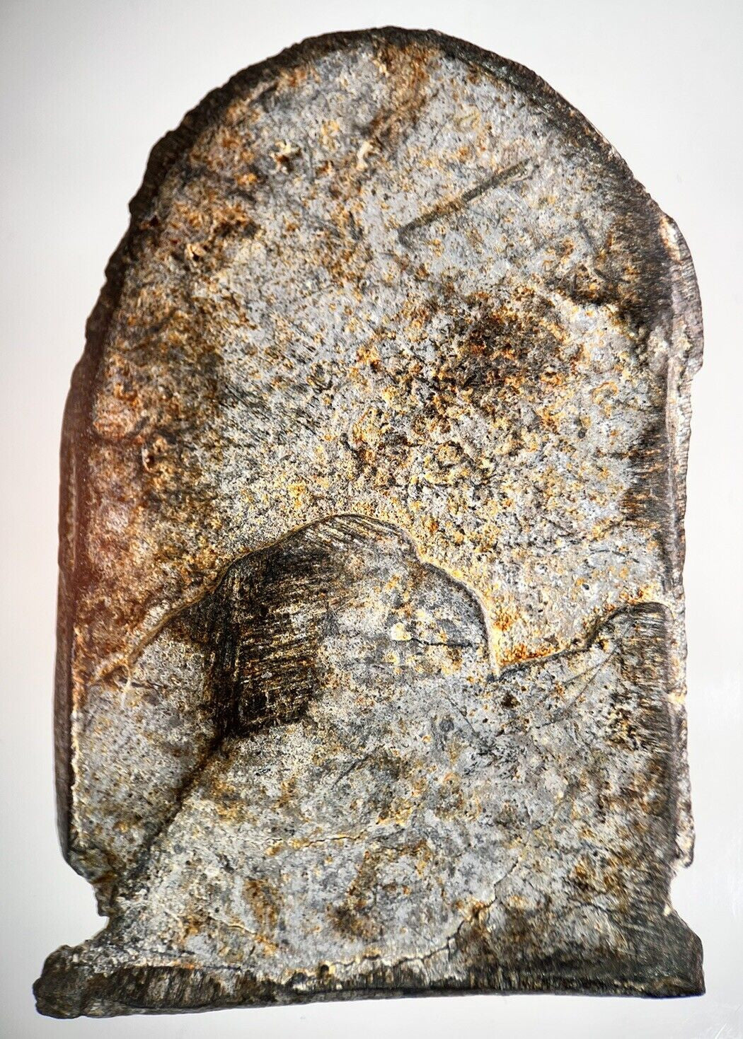 Old Thailand Thai Buddha Charm Metal Statue Amulet | Height 5cm