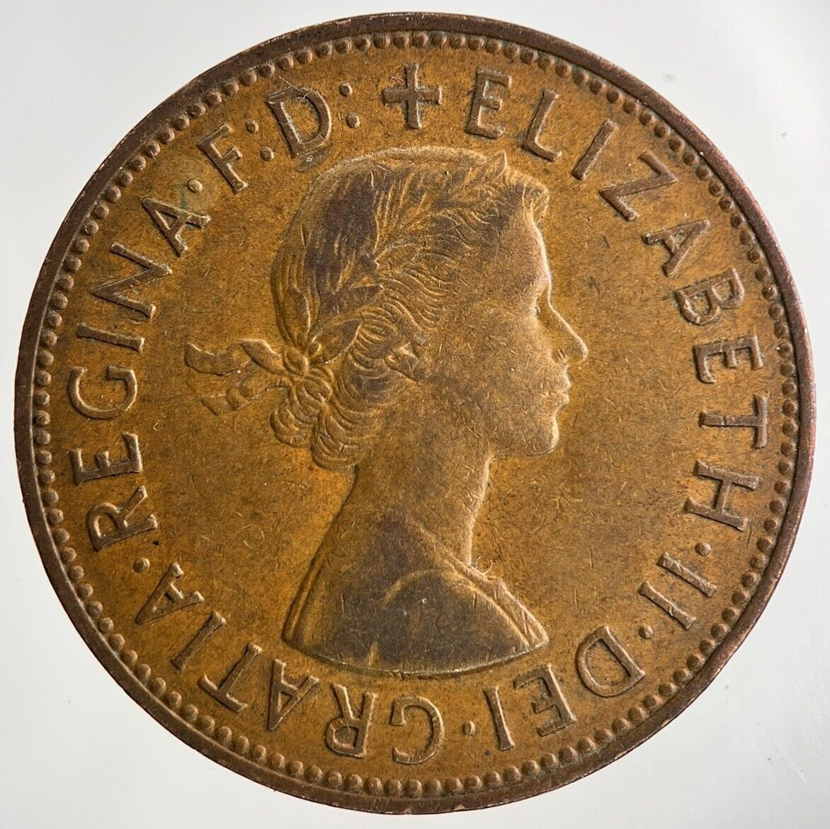 1964 Elizabeth II 2nd One Penny Coin | Fine Collectable Grade