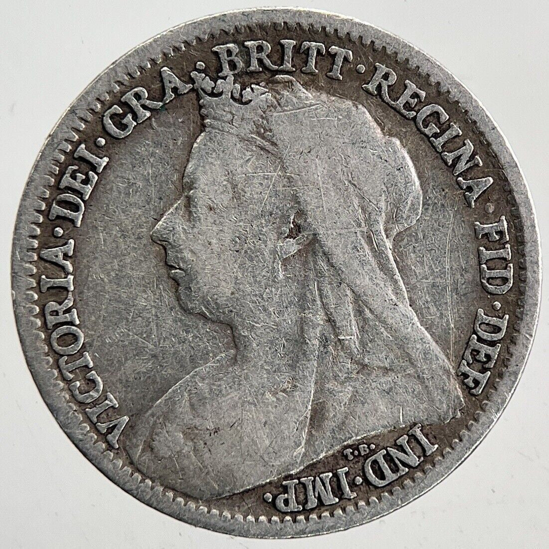 1899 Victoria Threepence Silver Coin | Fine Collectable Grade | a6002