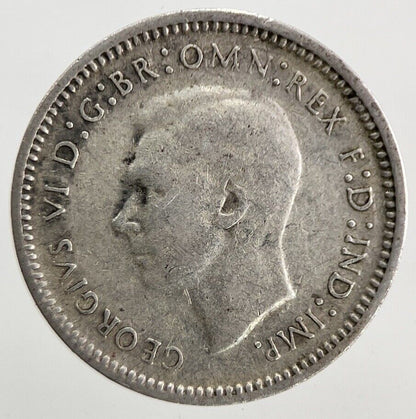 1943 Australia Threepence Silver Coin | Fine Collectable Grade