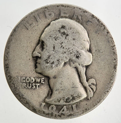 1941-S US USA Quarter Dollar Silver Coin | Collectable Grade