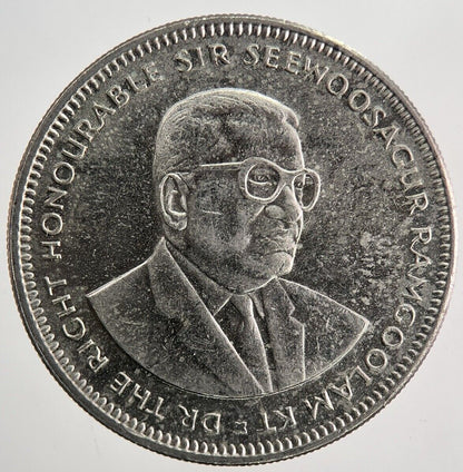 2002 Mauritius One Rupee Coin | Very High Grade | a6721