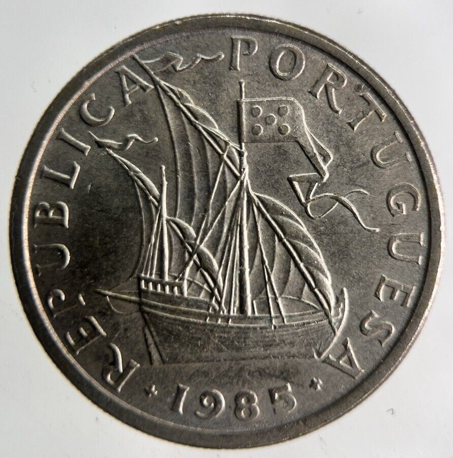 1985 Portugal 5 Escudos Coin | Fine Collectable Grade