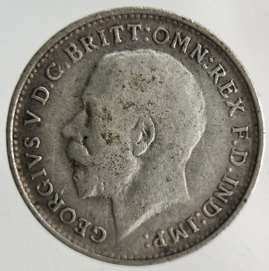 1918 George V Threepence Silver Coin | Fine Collectable Grade