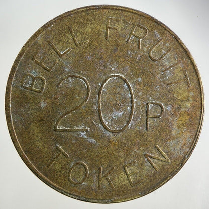 Bell Fruit 20p Token Coin | Fine Collectable Grade