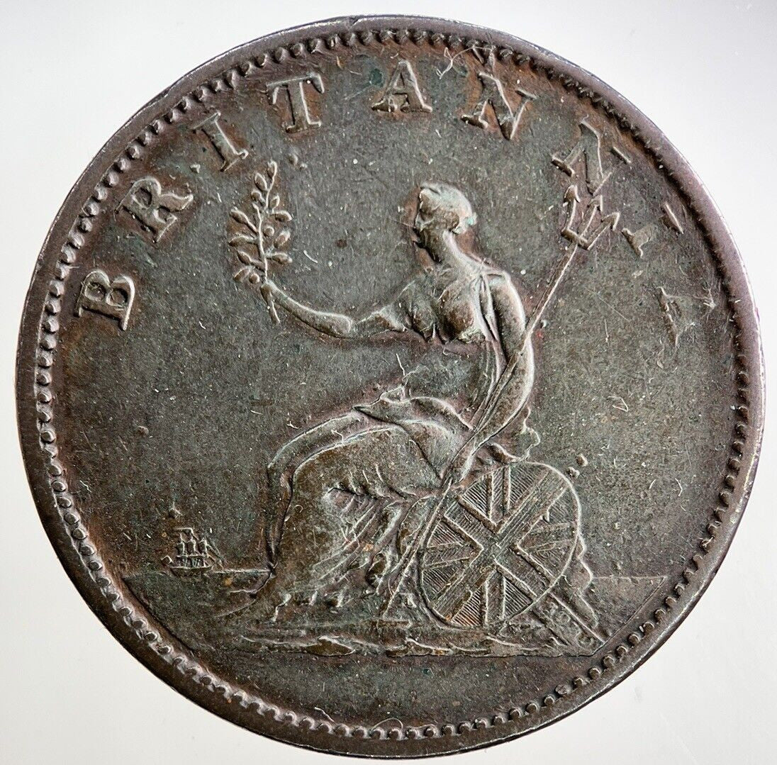 1806 George III 3rd Half-Penny Coin | Very High Grade