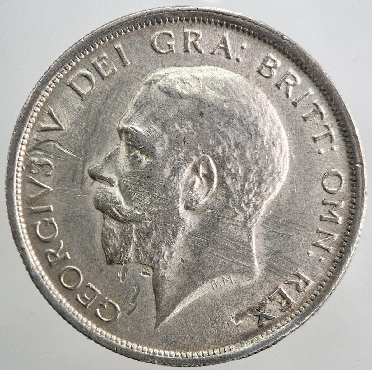 1918 George V Half - Crown Silver Coin | Very High Grade | a5371