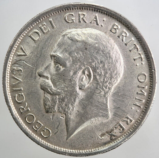 1918 George V Half - Crown Silver Coin | Very High Grade | a5371