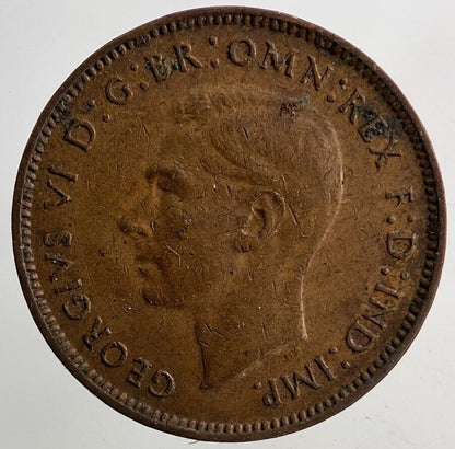 1943 George VI Wren Farthing Coin | Fine Collectable Grade