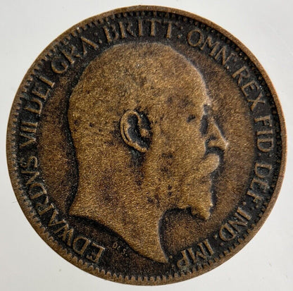 1909 Edward VII Farthing Coin | Fine Collectable Grade
