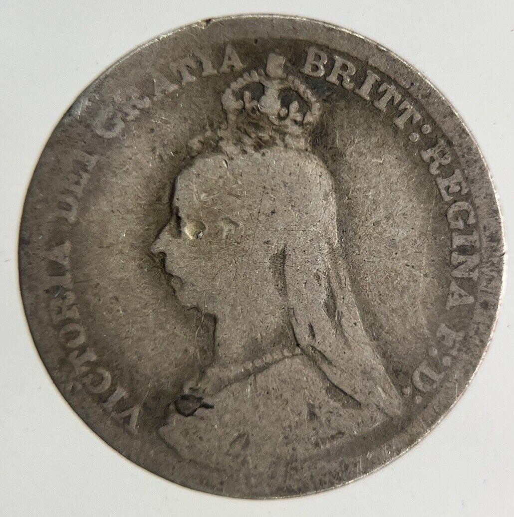 1891 Victoria Threepence Silver Coin | Collectable Grade